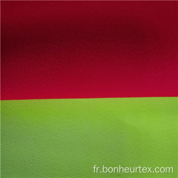 Tissu extensible en polyester Dobby haute visibilité